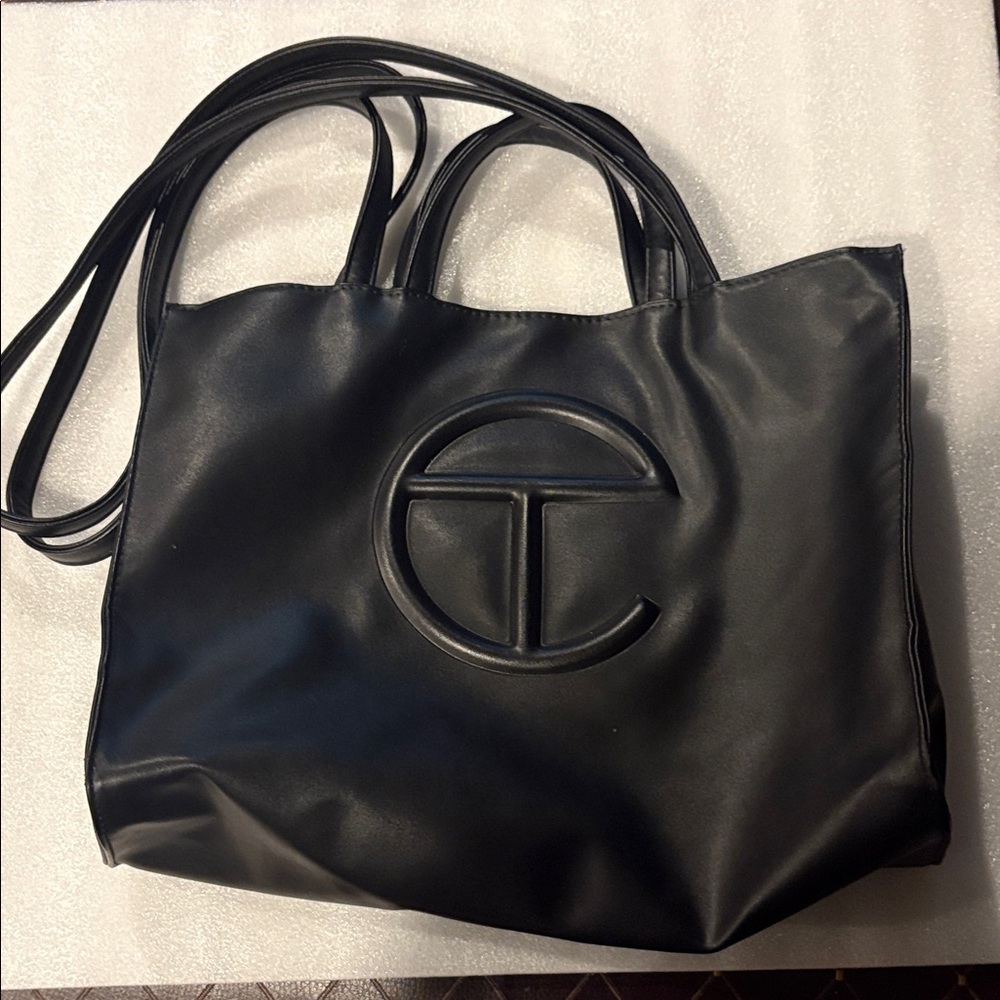Telfar Black Medium Shopper